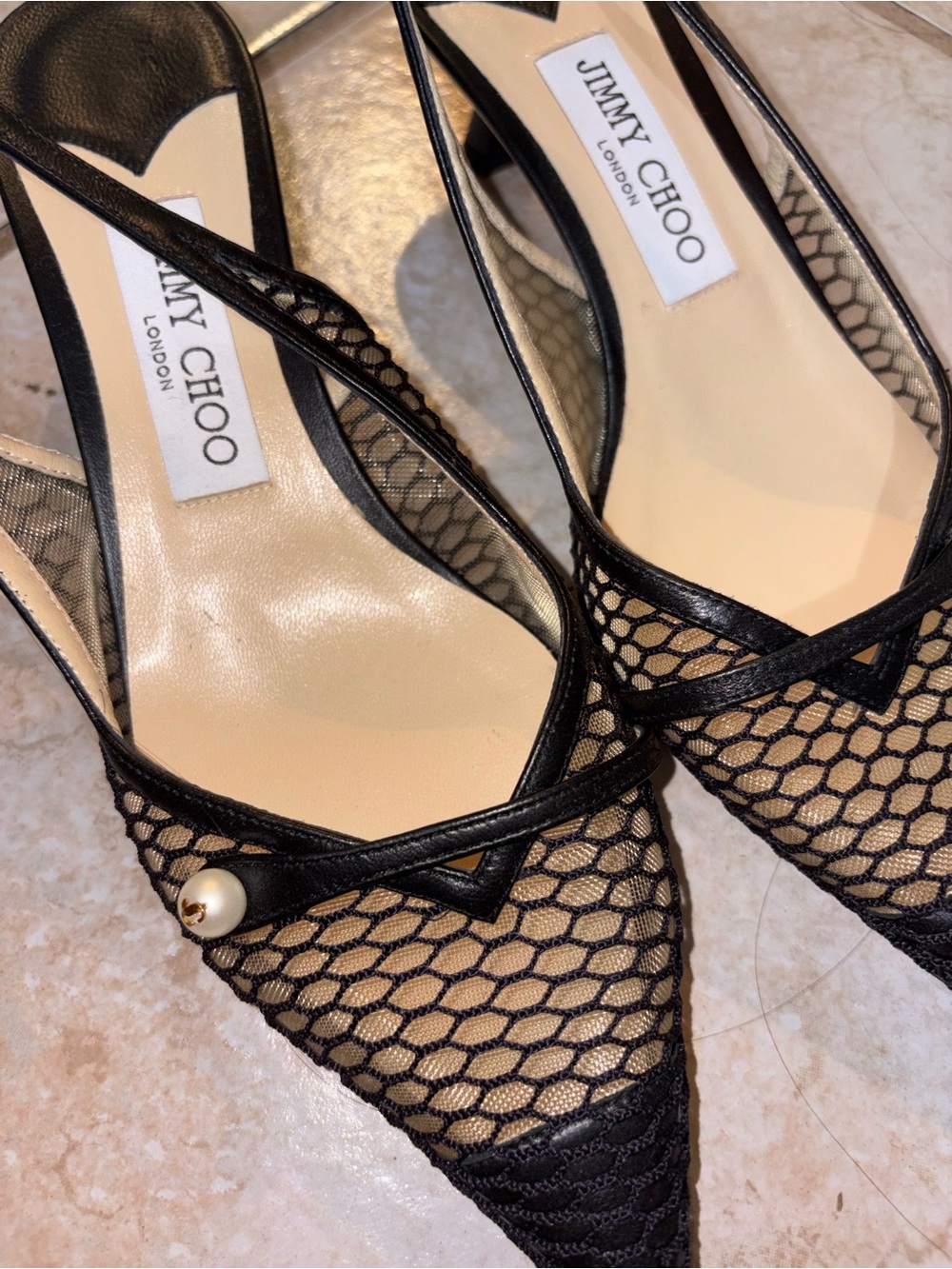 Jimmy Choo Amita 45 slingback pumps - Picture 5 of 5